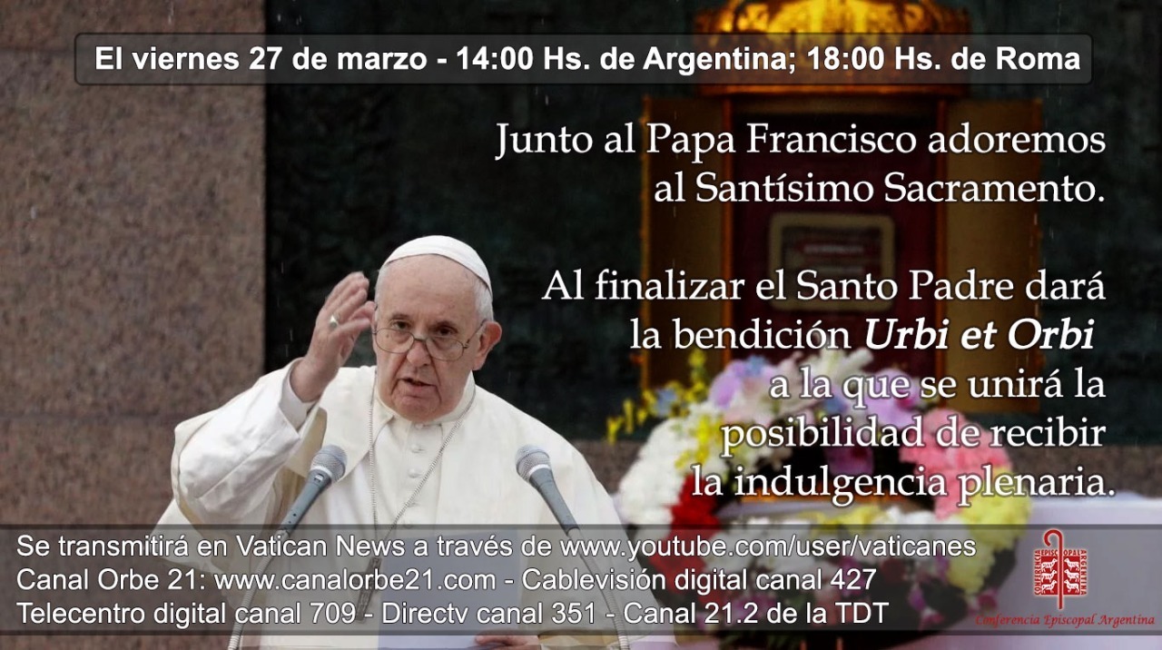 Adoración Eucarística con el Papa Francisco